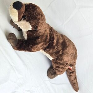 Wild Republic Otter Plush Stuffed Animal 21" Brown Beige
